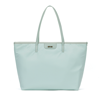 Bolsa Shopper Universitária Grande De Nylon Verde
