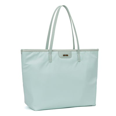 Bolsa Shopper Universitária Grande De Nylon Verde
