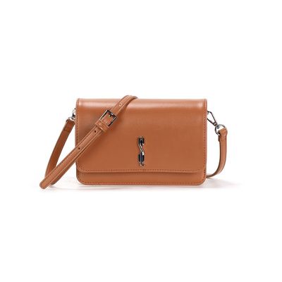 Bolsa Soft Marrom Alça Transversal