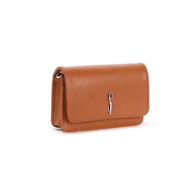 Bolsa Soft Marrom Alça Transversal
