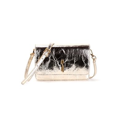 Bolsa Metalizada Metal Crinkle Dourada