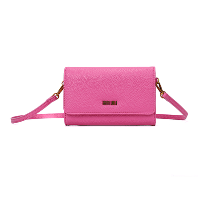 Bolsa Carteira Floater Rosa Pink Alça Transversal