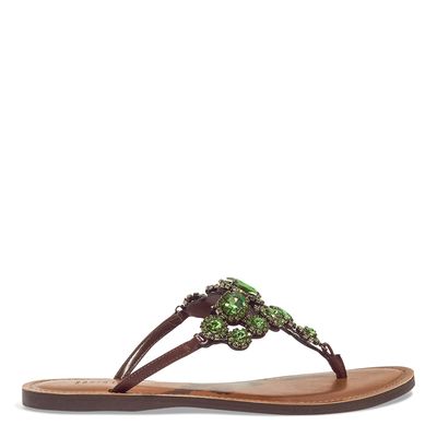 Rasteira Napa Soft Verde