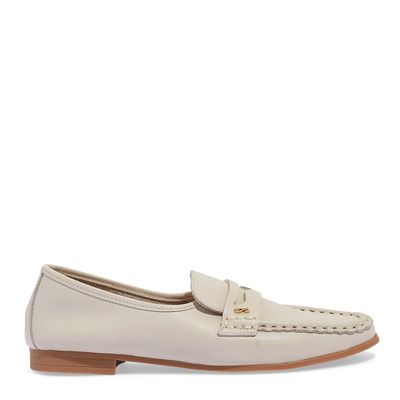 Mocassim Couro Floater Off White