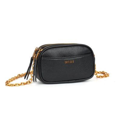 Bolsa Camera Bag Preta Floater Alça Corrente