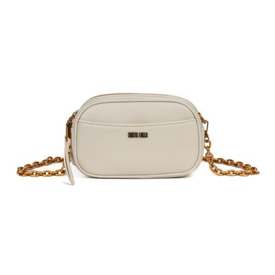 Bolsa Camera Bag Marfim Floater Alça Corrente
