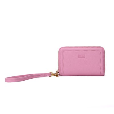 Carteira Soft Rosa Alça De Punho