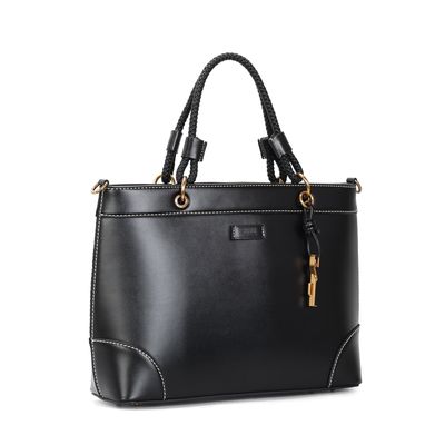Bolsa Soft Preta Alça Transversal