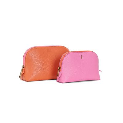 Kit Necessaire Floater Laranja E Rosa