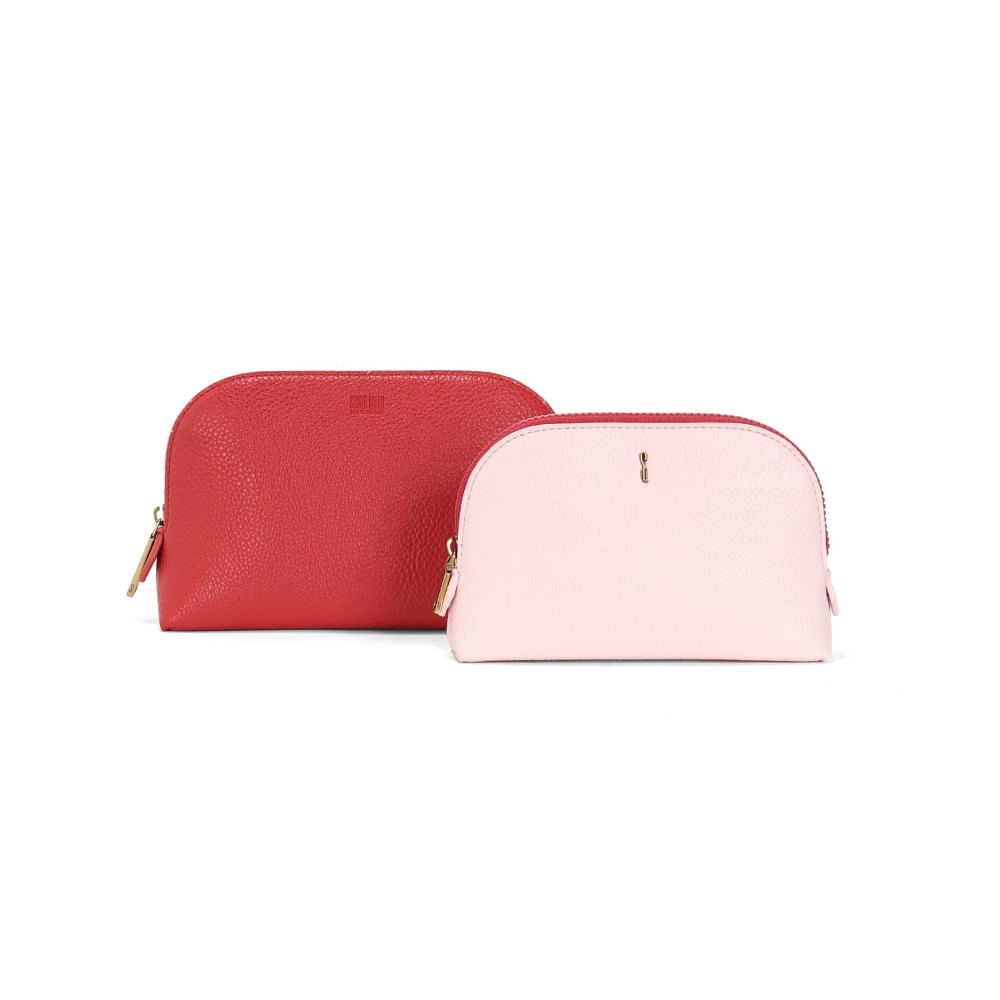 Kit Necessaire Floater Vermelho E Rosa