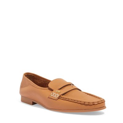 Mocassim Couro Floater  Caramelo