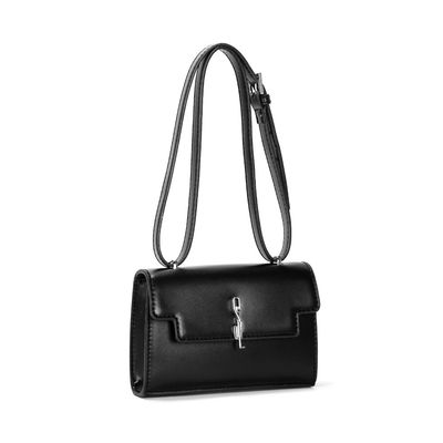 Bolsa Soft Preta Alça Transversal