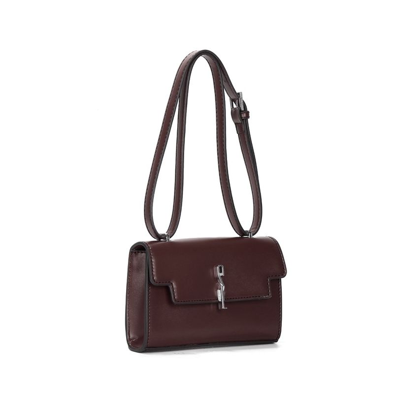 Bolsa Soft Marrom Alça Transversal - Santa Lolla Bolsa Soft Marrom Alça Transversal - Santa Lolla