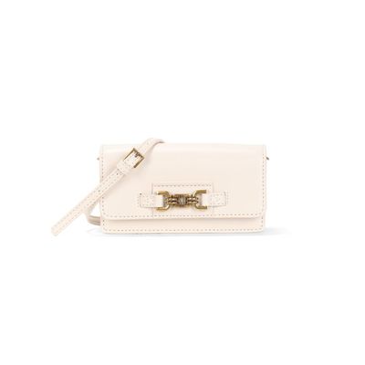 Bolsa Soft Off White Alça Transversal