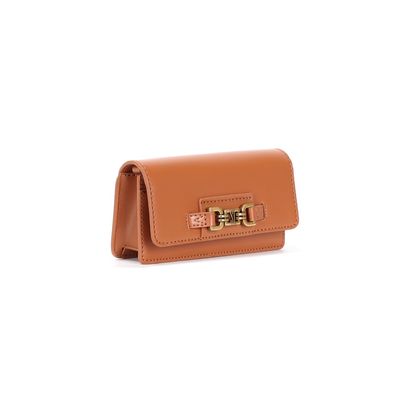 Bolsa Soft Marrom Alça Transversal