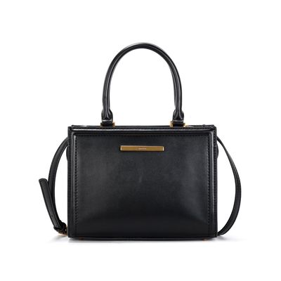 Bolsa Tote Soft Preta Alça Dupla