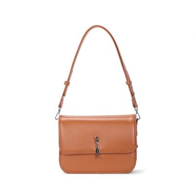 Bolsa Baguete Soft Marrom Alça De Ombro