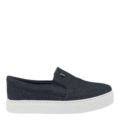 Tênis Slip On Jeans Azul