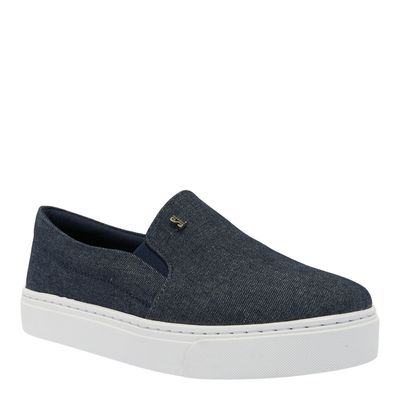 Tênis Slip On Jeans Azul