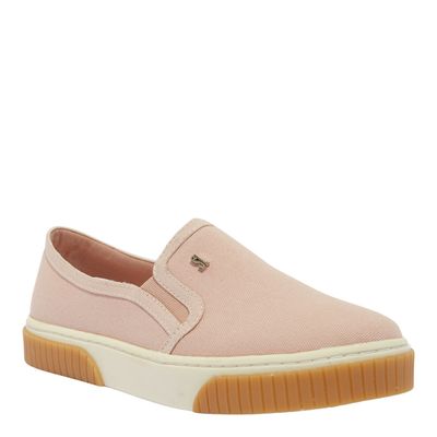 Tênis Slip On Lona Rose West