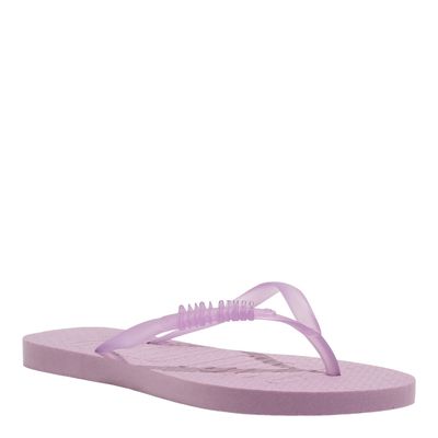 Flip flop borracha lilas lupine