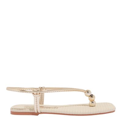 Rasteira napa soft ouro light