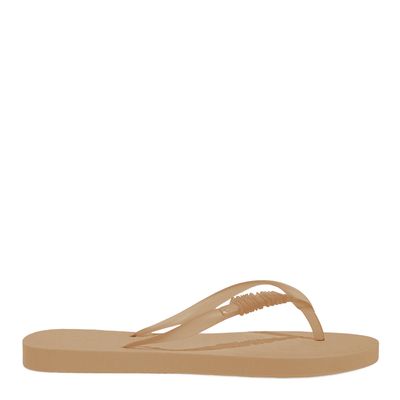 Chinelo Flip Flop Borracha Bege