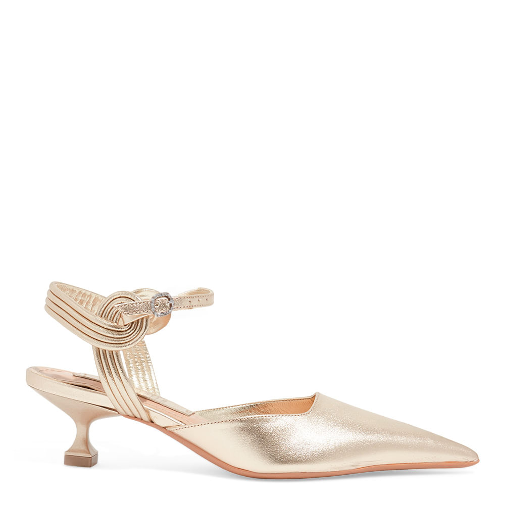 Scarpin Couro Scarpin Via Mia Scarpin Baixinho Scarpin Couro