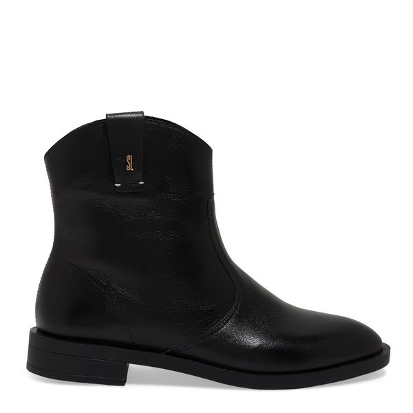 Bota Couro Nobre Soft  Cano Curto Preta