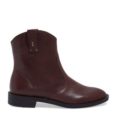 Bota Couro Nobre Soft  Cano Curto Marrom