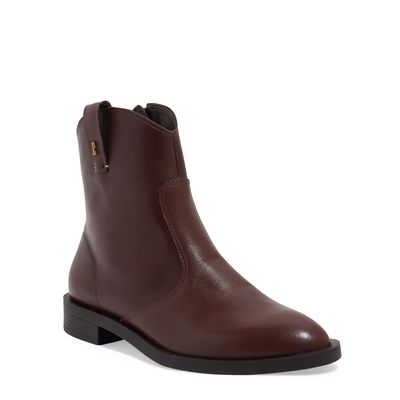 Bota Couro Nobre Soft  Cano Curto Marrom