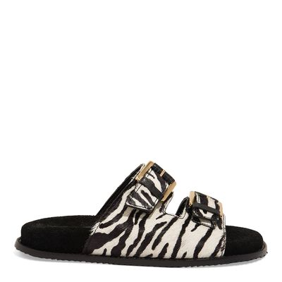 Papete Couro Estampa Animal Print Zebra