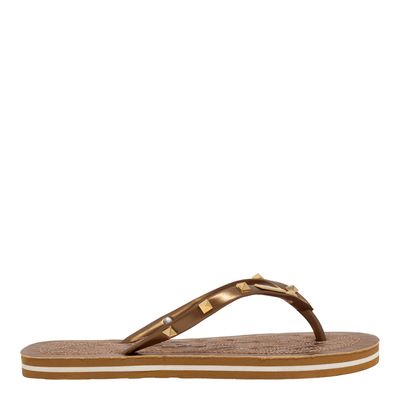 Chinelo Flip Flop Napa Egeu Bronze