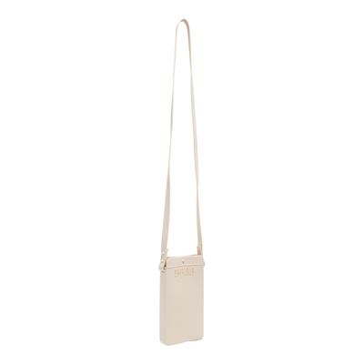 Bolsa Porta Celular Borracha Alça Transversal Off White