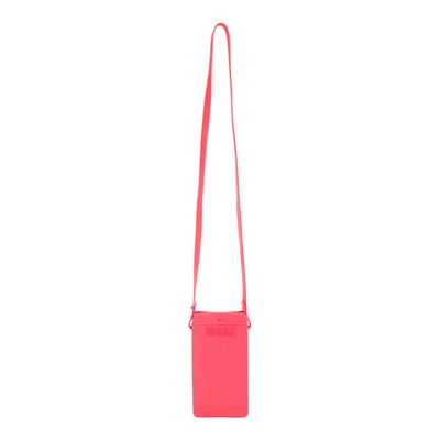 Bolsa Porta Celular Borracha Alça Transversal Rosa