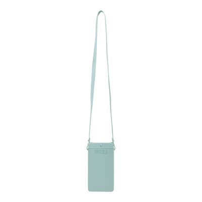 Bolsa Porta Celular Borracha Alça Transversal Azul Cloud