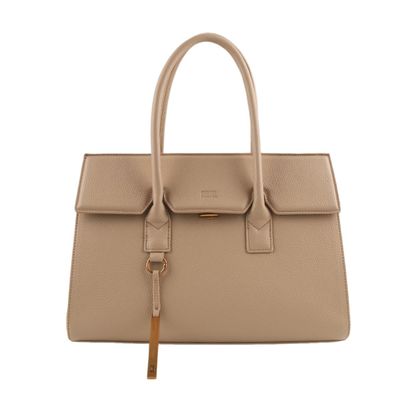 Bolsa tote floater bege amêndoa alça de mão