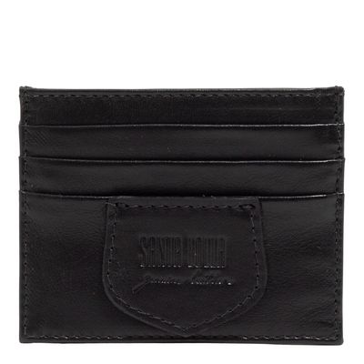 Porta Cartão Pequeno Couro Soft Preto