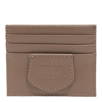 Porta Cartão Pequeno Couro Soft Marrom