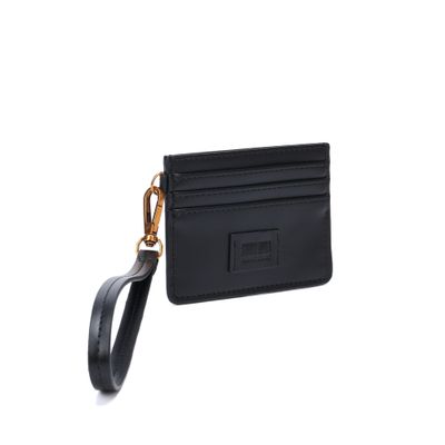 Porta Cartão Soft Preto Alça De Mão