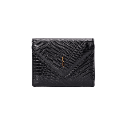 Porta Cartão Envelope Lizard Preto