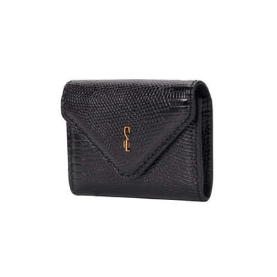 Porta Cartão Envelope Lizard Preto
