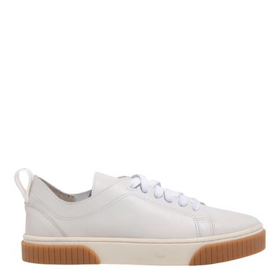 Tênis Couro Floater Liso Branco