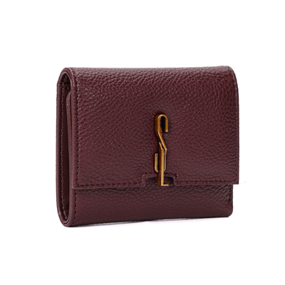 Carteira Pequena Floater Vermelho Merlot