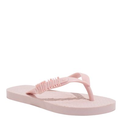 Chinelo Flip Flop Infantil Borracha Rosa Bebê