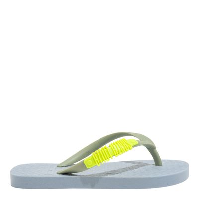Chinelo Flip Flop Infantil Borracha Azul E Verde