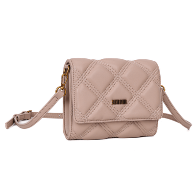 Bolsa Carteira Soft Bege Alça Transversal