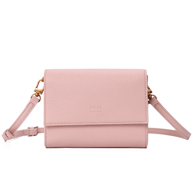 Bolsa Carteira Floater Rosa Mate Alça Transversal