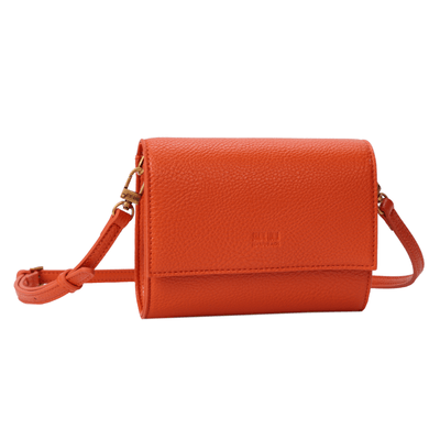 Bolsa Carteira Floater Laranja Caju Alça Transversal