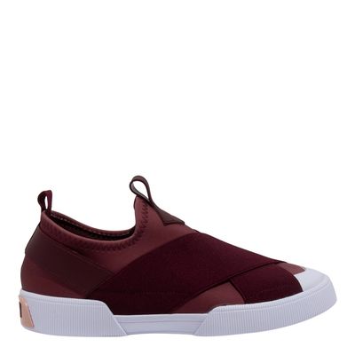 Tênis Slip On Neoprene Elásticos Vermelho Merlot